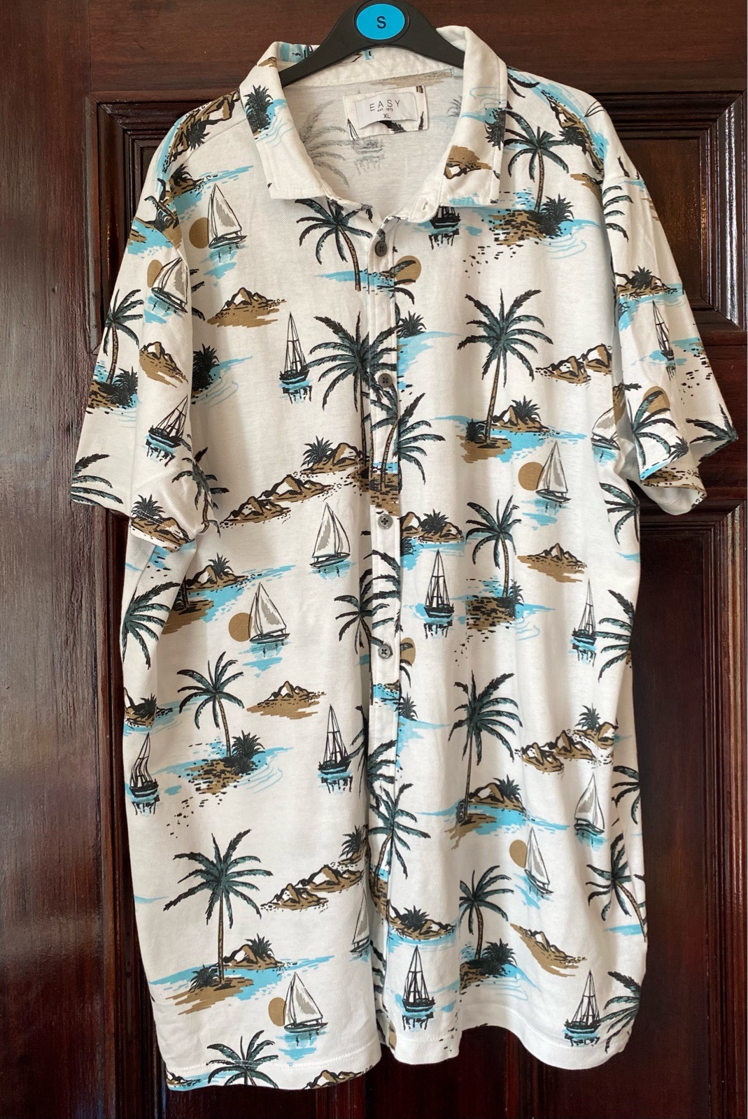 Mens Hawaiian Floral Shirt | Size XL | Easy | 100% Cotton | Excellent Condition