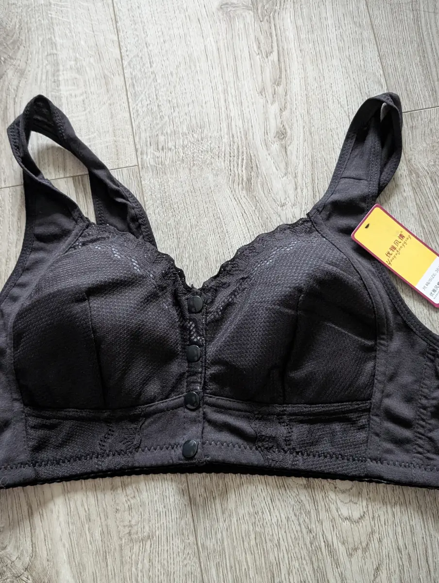 Front fastening bras