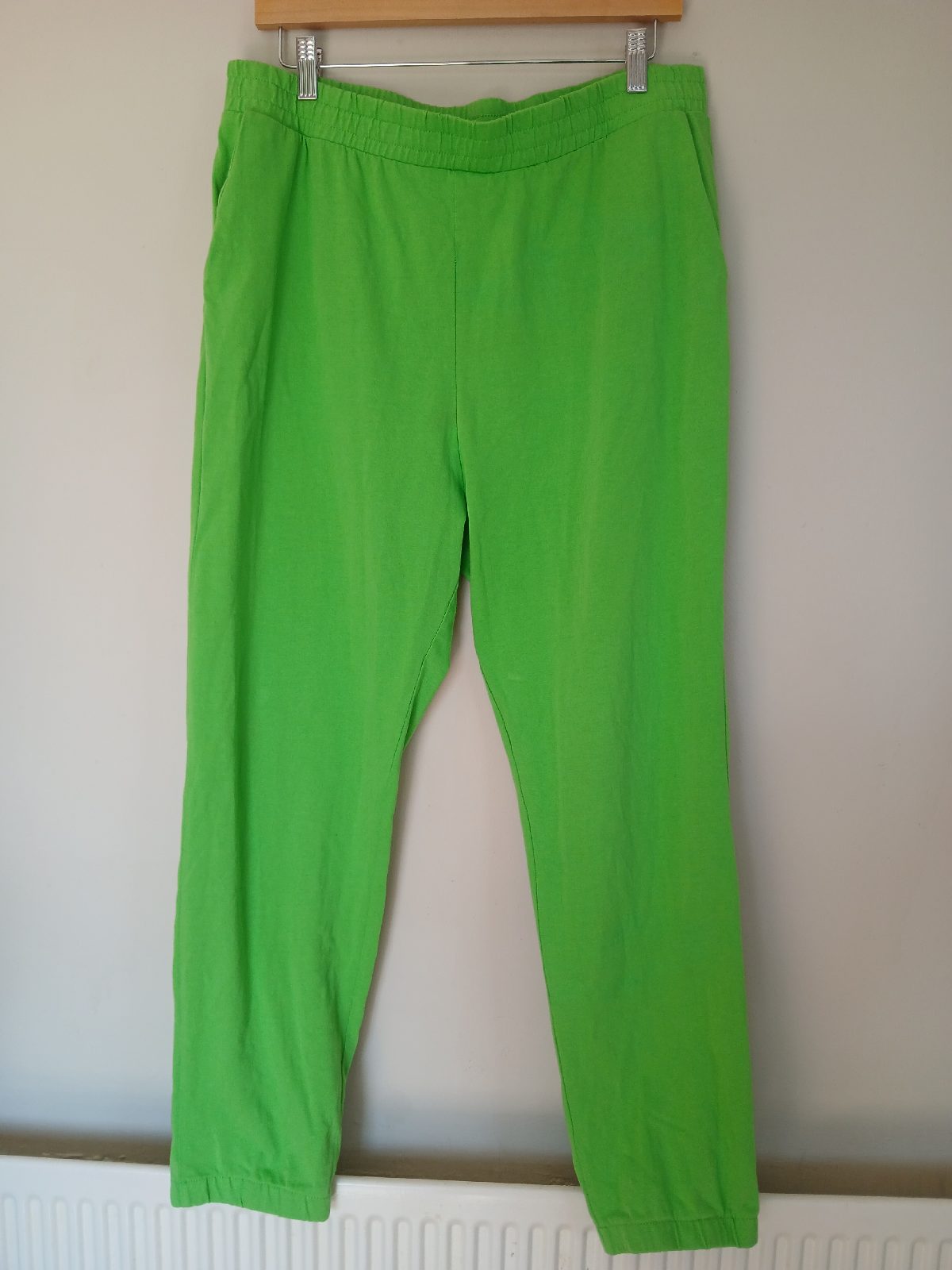 Zara bright green cotton joggers | Size XL 14-16 | Worn once