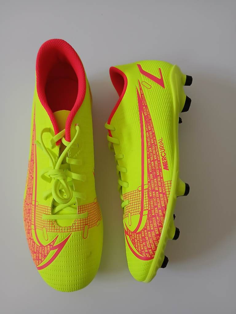 Nike Mercurial Football Boots – Neon Yellow/Pink – UK 7.5 / EU 42