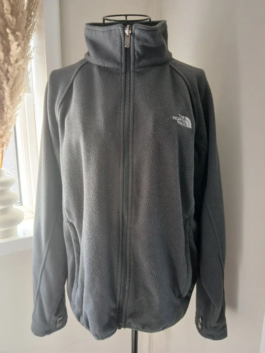 The North Face Grey Full Zip Fleece Jacket | Size UK 8-10 | Polartec