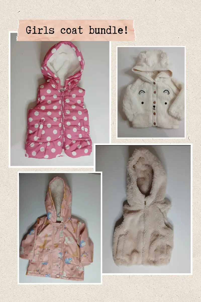 Girls Coat & Gilet Bundle | Mixed sizes | Nutmeg George Matalan