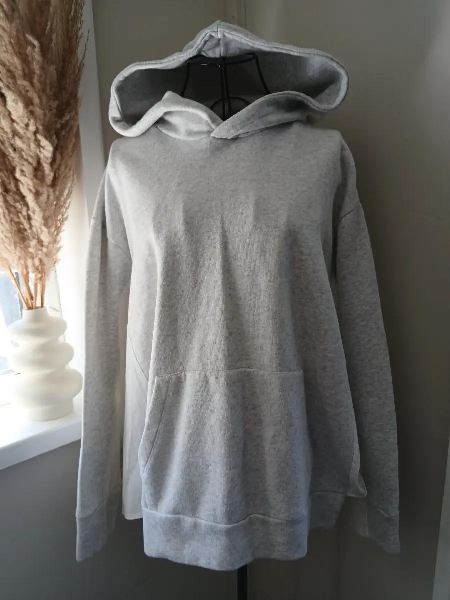 Zara Light Grey Colour Shirt Hoodie | Size M | Shirt Hoodie