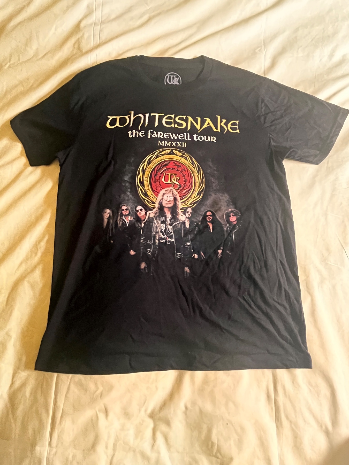Whitesnake Farewell Tour T-shirt Size L