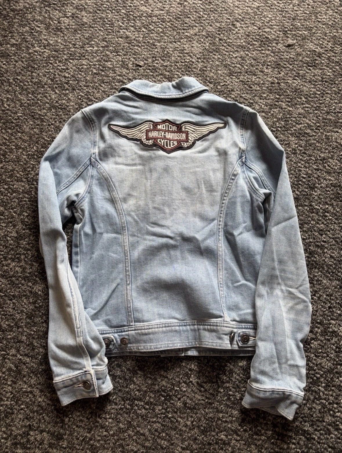 Harley Davidson Denim Jacket. Women’s size XS.