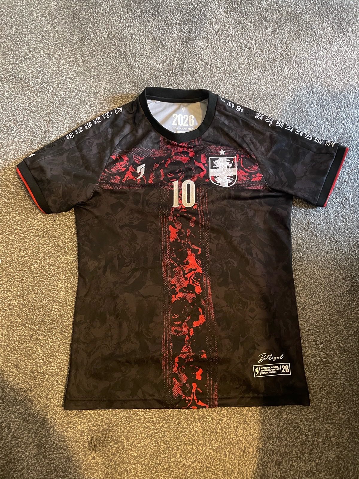 England comma football jersey