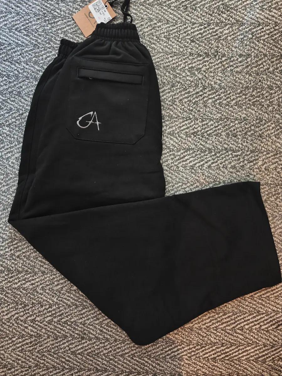 Garms affiliated signature wide bottom uncuffed joggers large new with tags