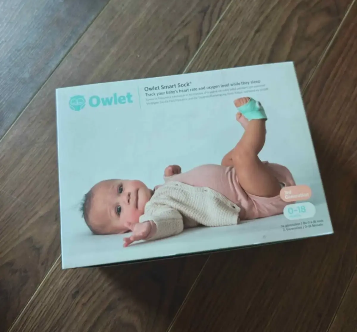 Owlet Smart Sock 3rd Generation Baby Monitor New Unused retail for £230