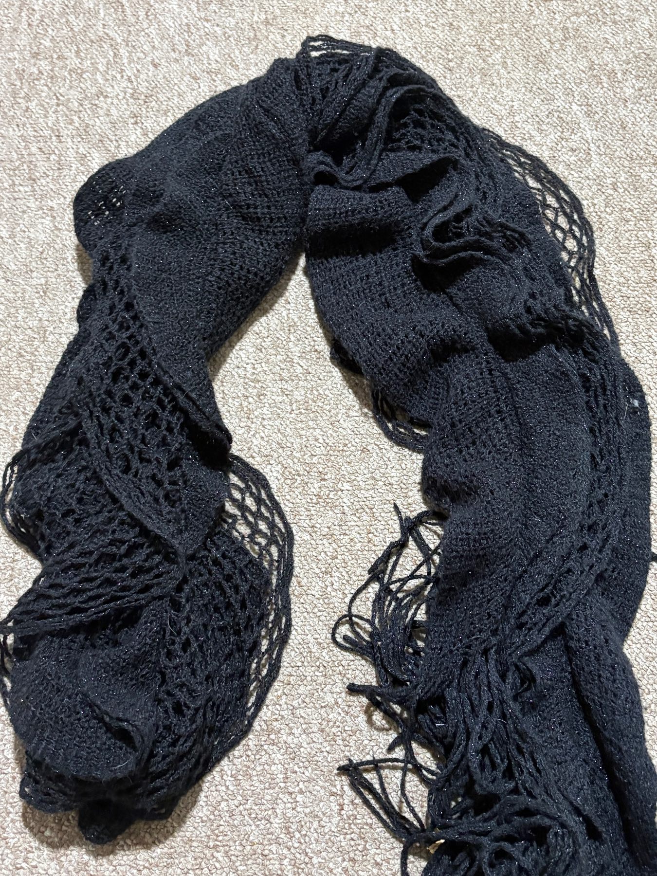 Black scarf