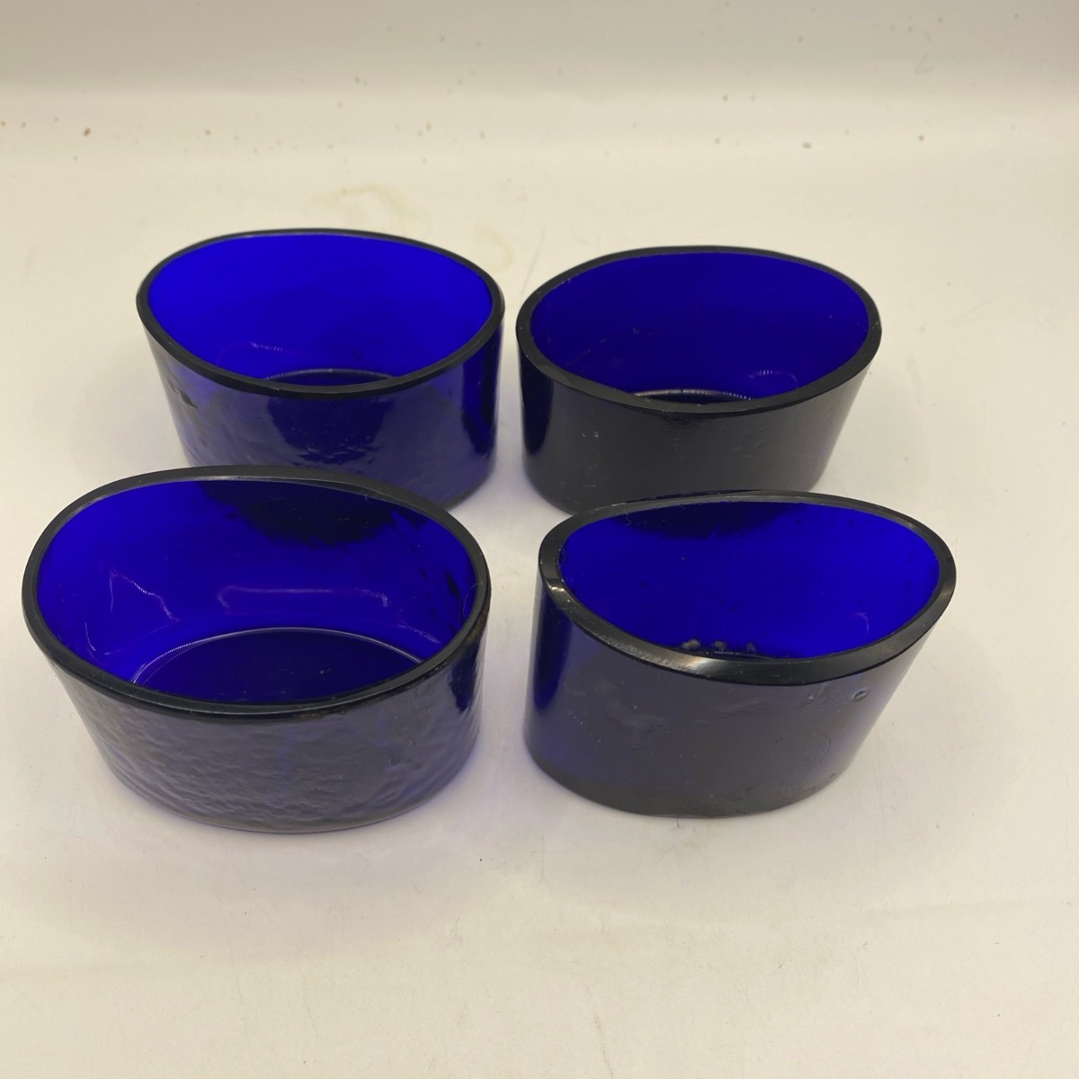 Bristol blue glass liners inserts