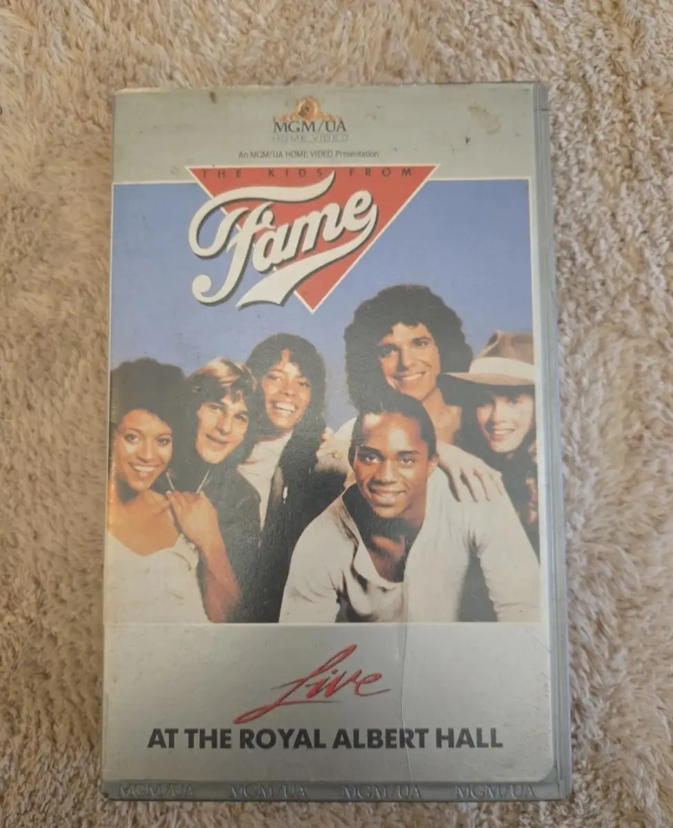 Kids From Fame Live Royal Albert Hall VHS | 80s Retro | Untested | Good Condition