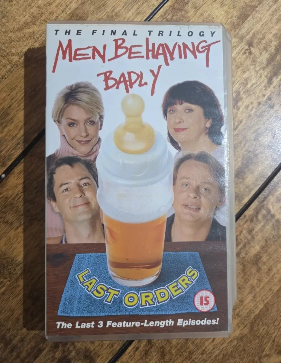 Men Behaving Badly VHS | Last Orders Final Trilogy | BBC Comedy | Untested Good Cond