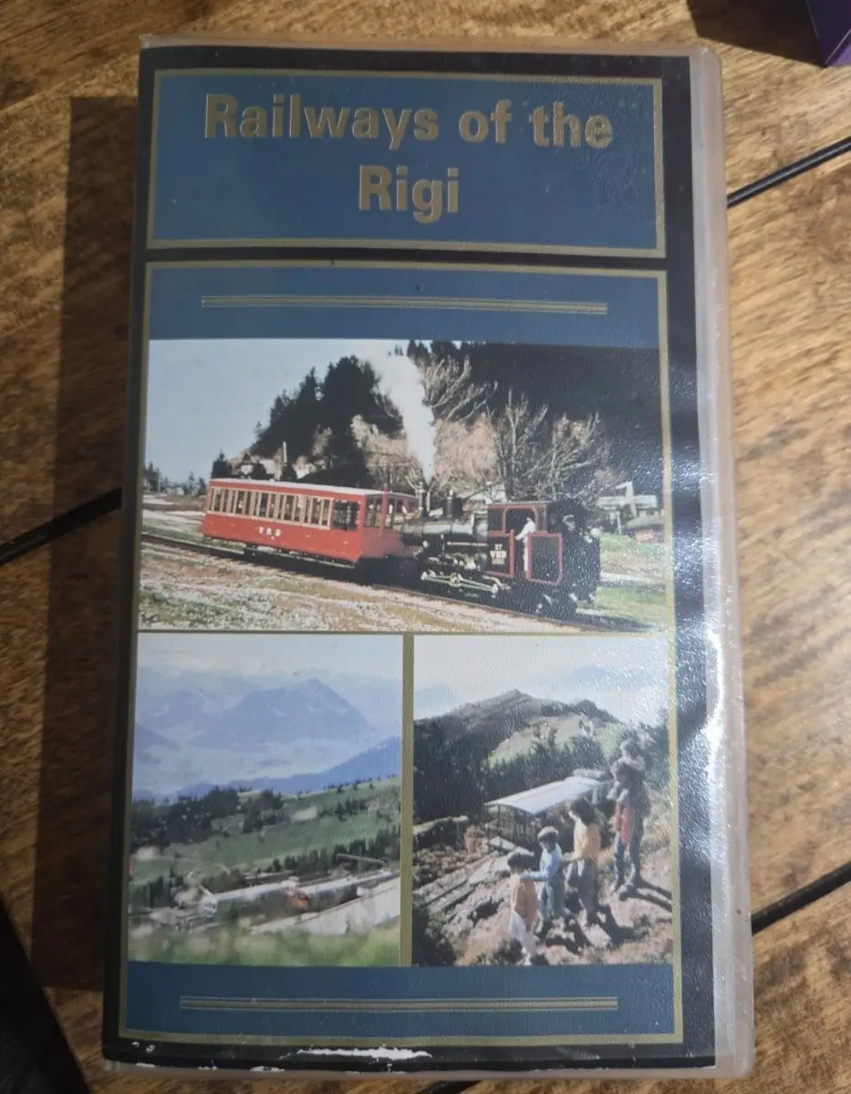 Railways of the Rigi VHS | Swiss Mountain Rail History | Untested Good Cond
