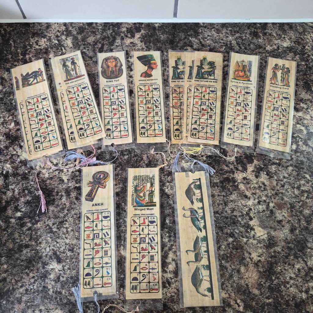 Egyptian book marks
