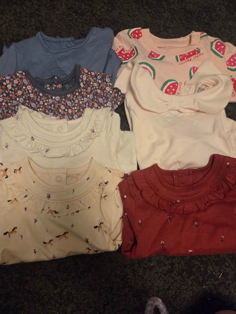 girls 0-3 month tshirts