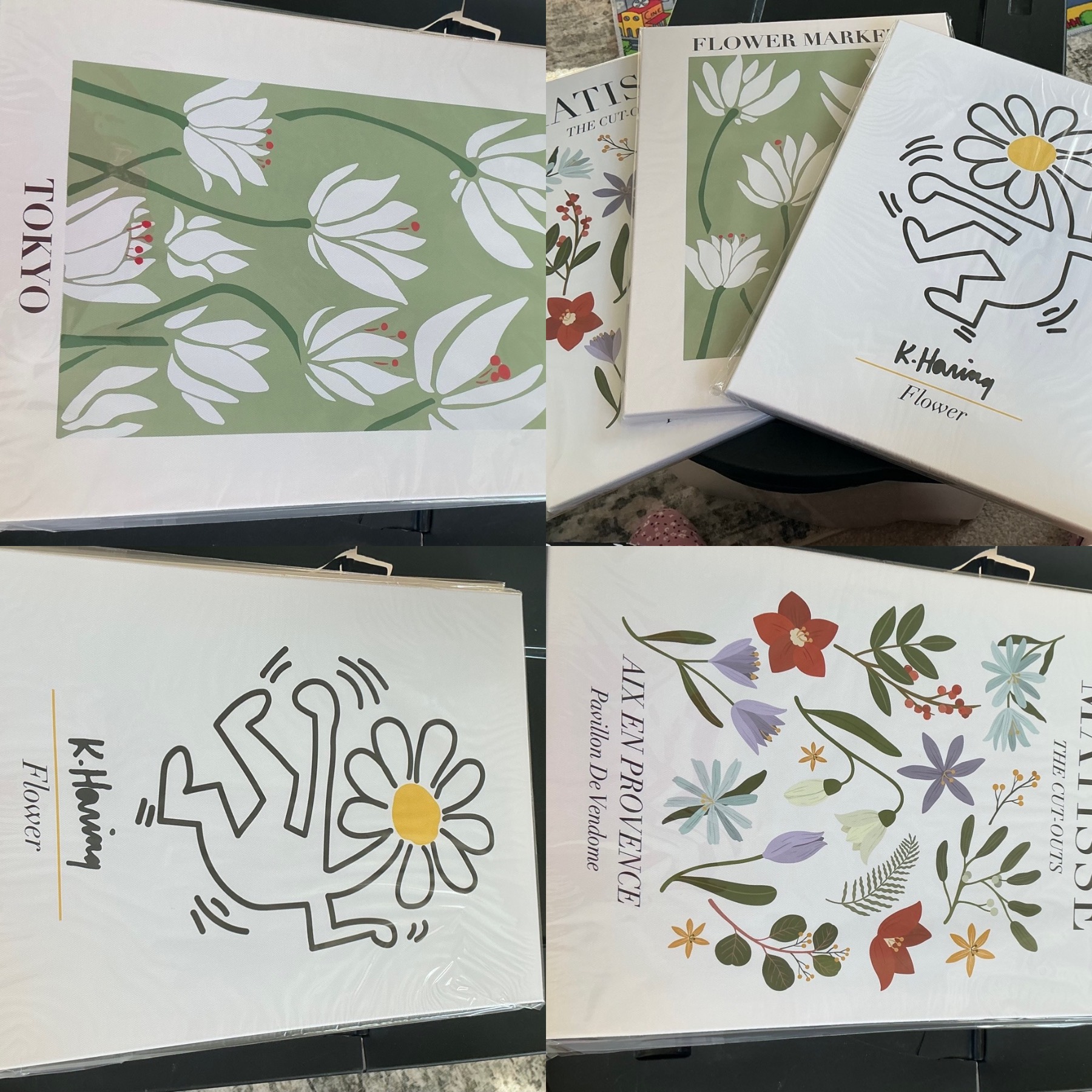 Set of three canvas