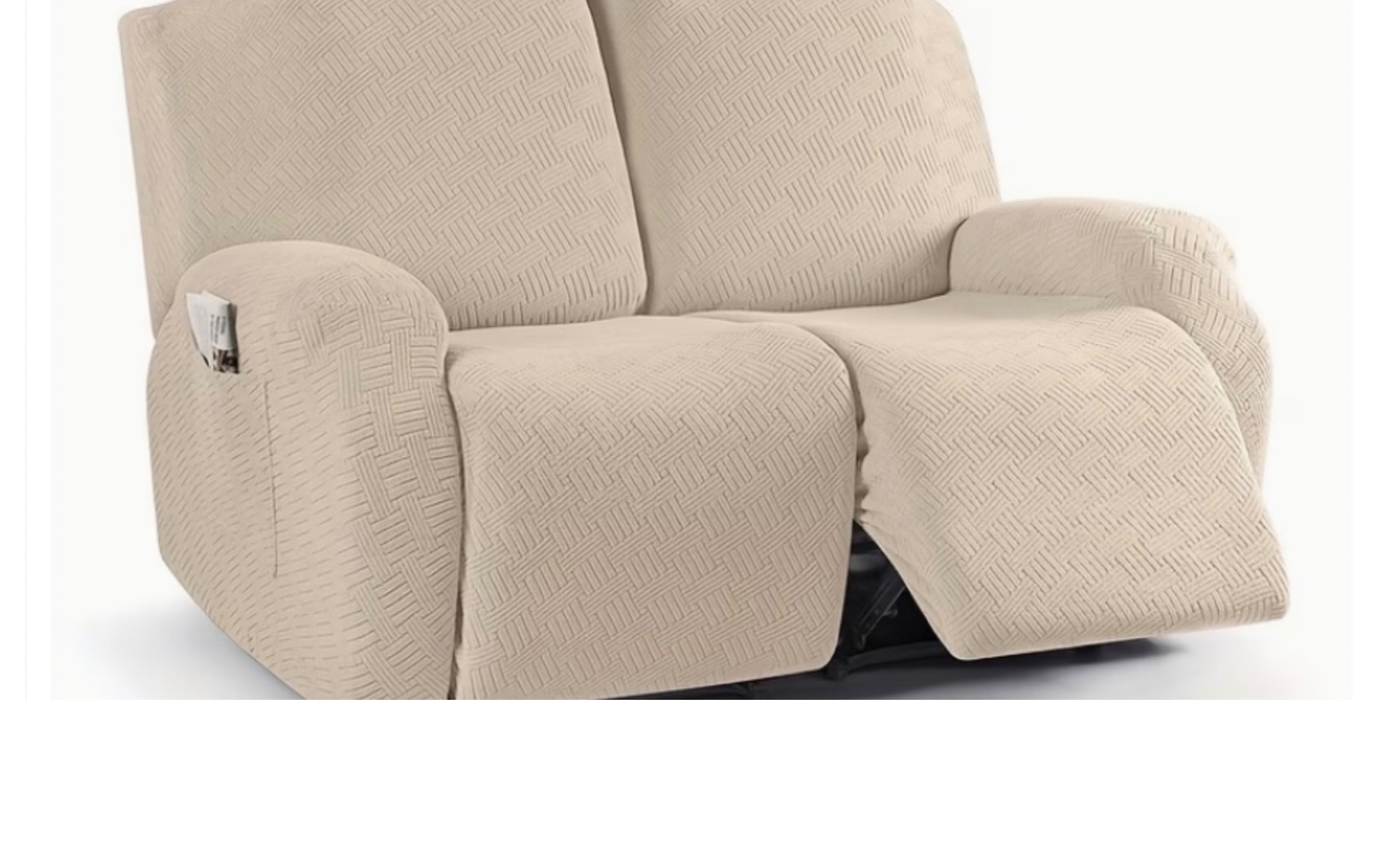 Two seater recliner sofa cover