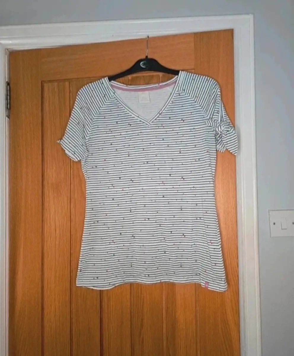 Trespass Ladies Small Strippy And Polka Dot T-Shirt
