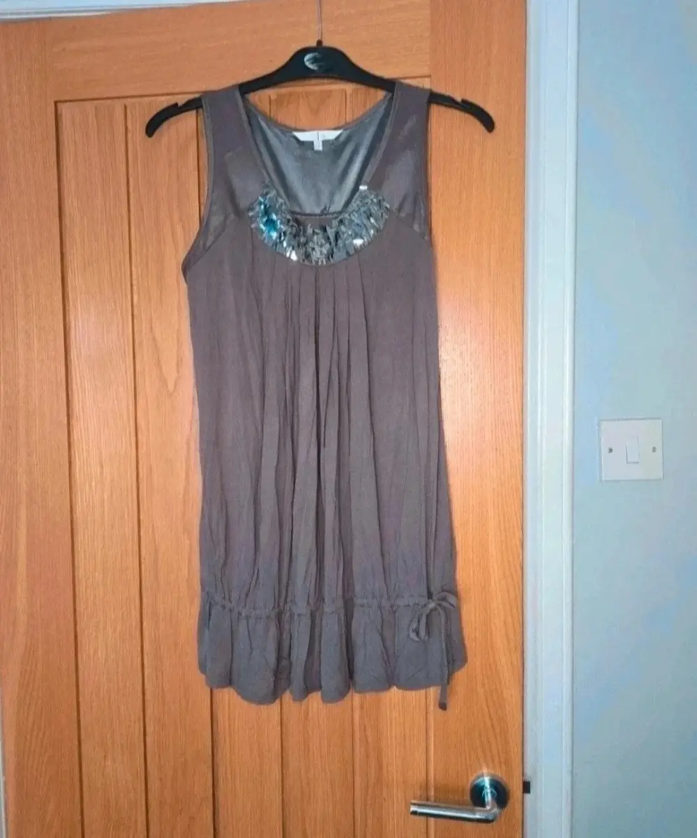 Jasper Conran Light Brown Size 12 Top With Embellishments