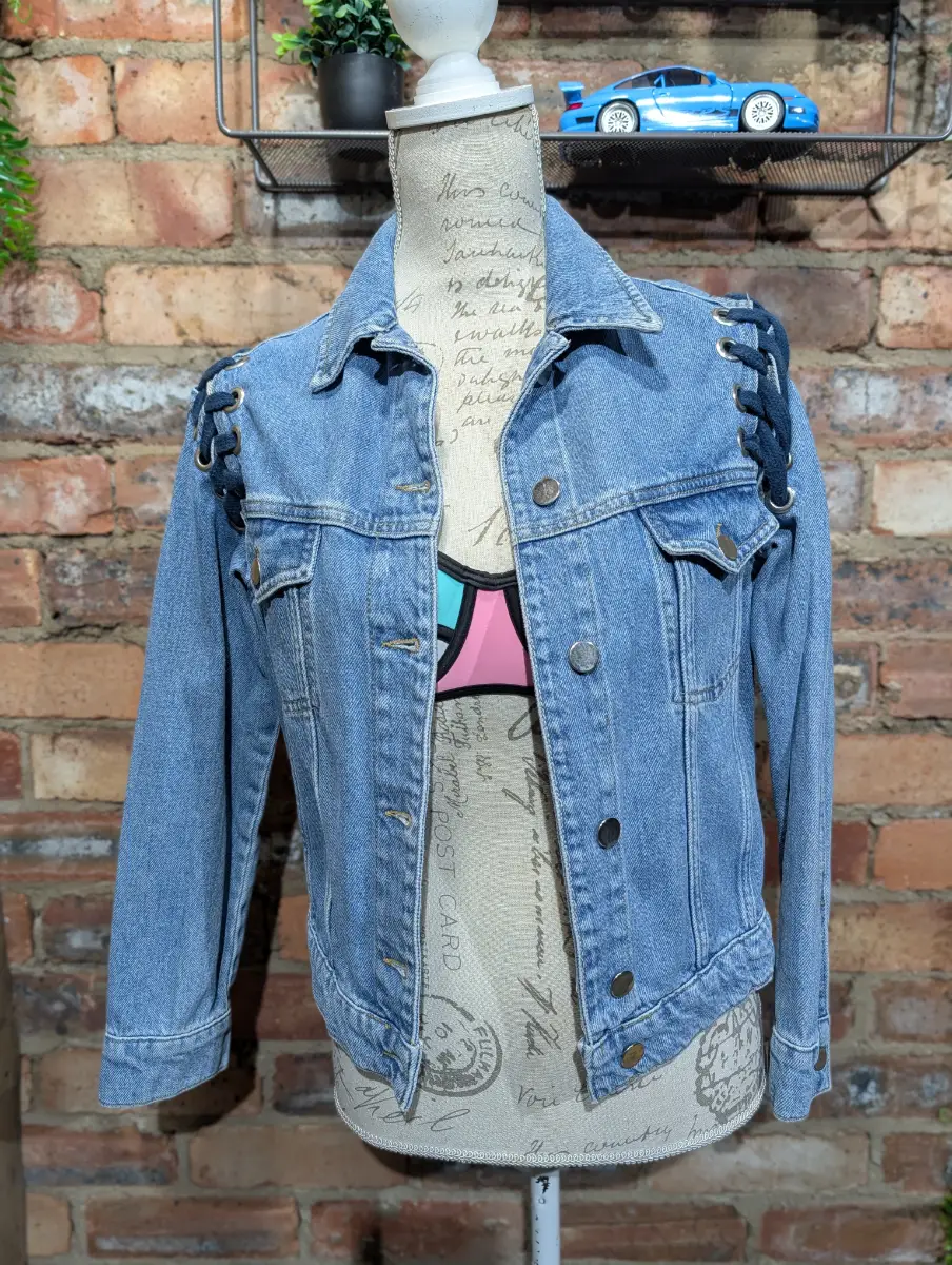 Michelle Keegan Denim Jacket Size UK 8.