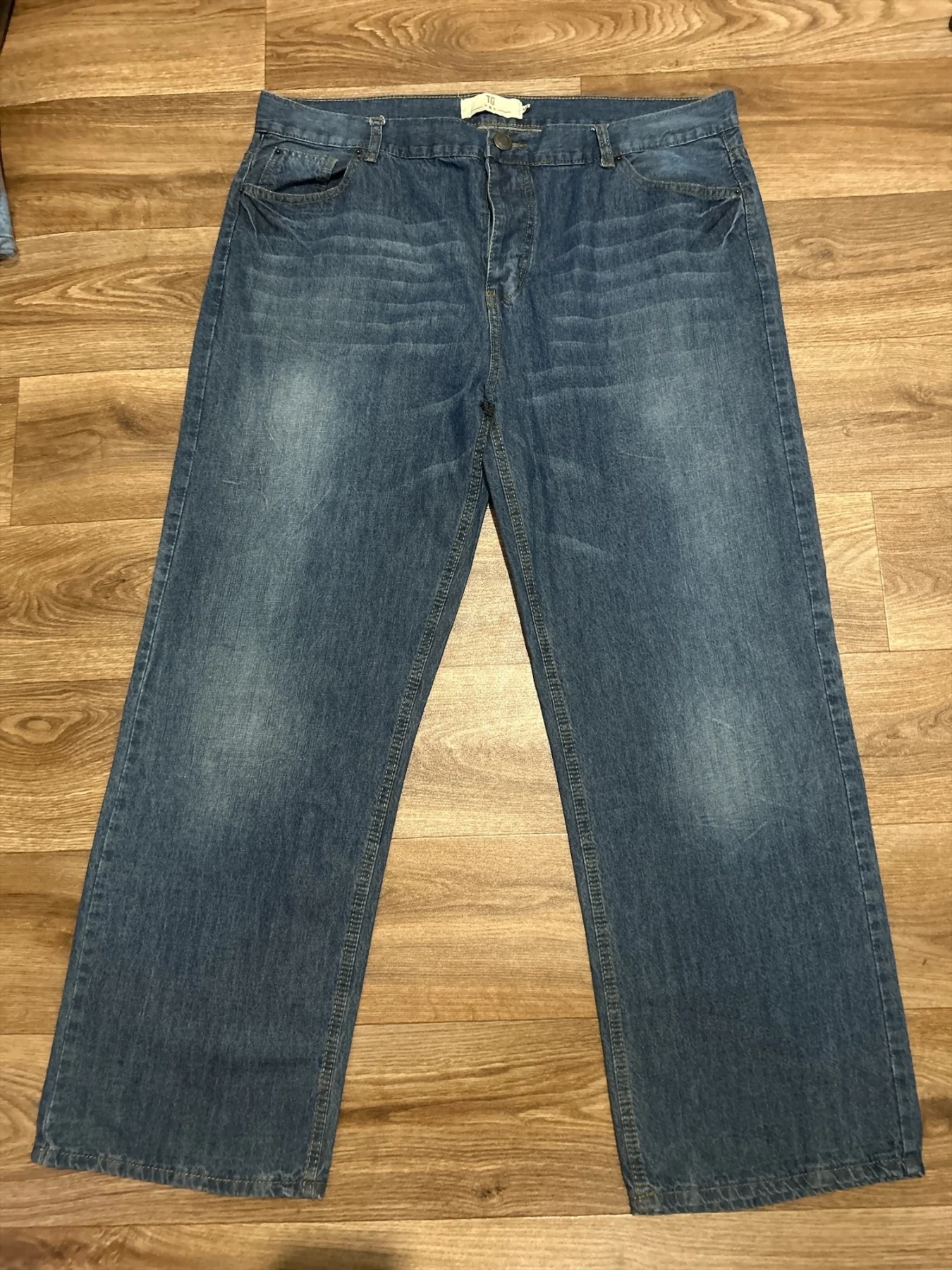 Mens TG Dark Blue Jeans Size 42S