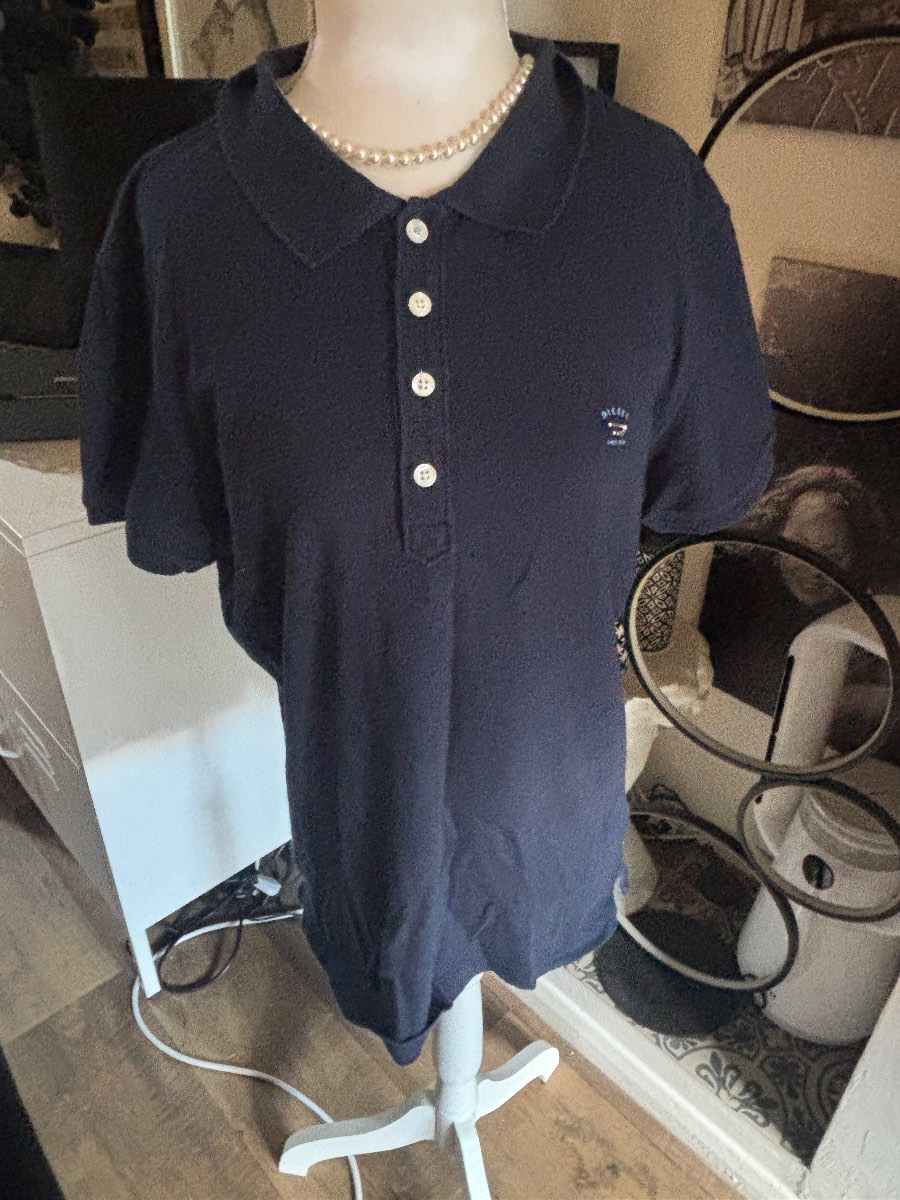 Genuine Diesel Navy Polo Shirt size M