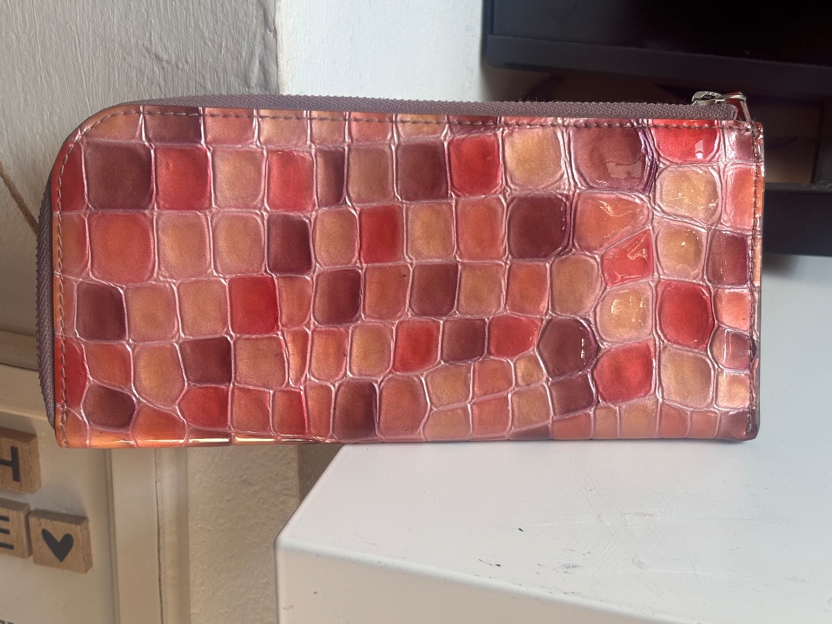 LiBERTE Glaze L-Shaped Zip Long Wallet
