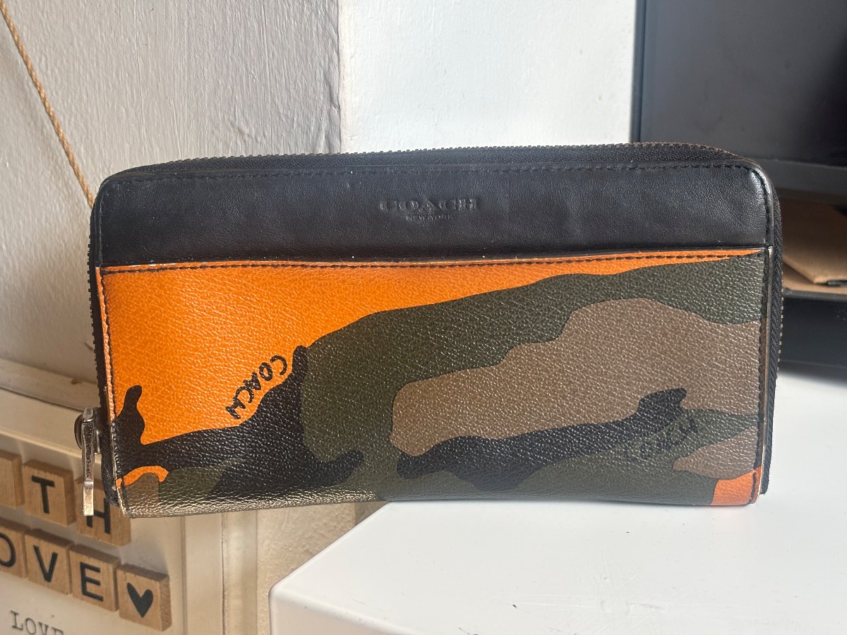 Genuine Coach Camo Purse