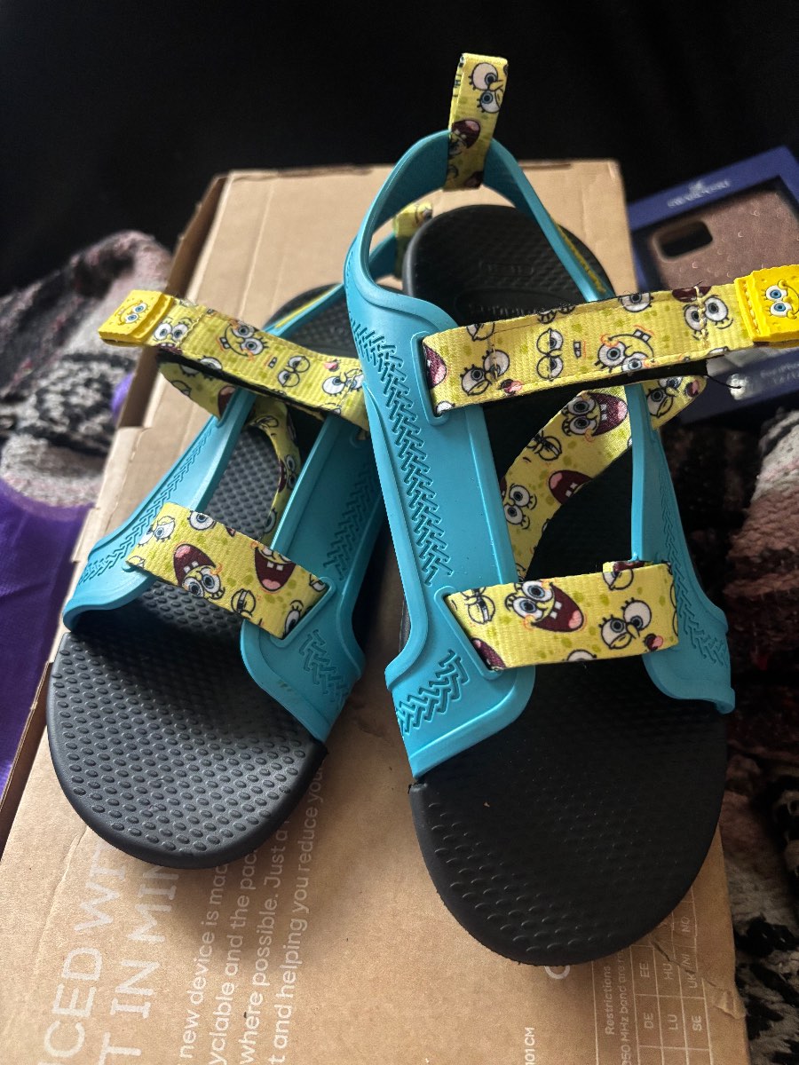 Genuine Boys' SpongeBob Havaianas Flip Flops – UK Size 3.5/4