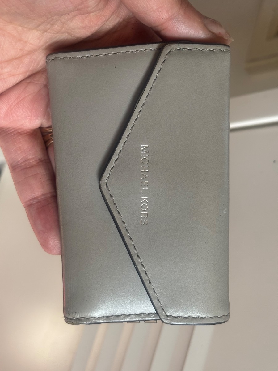 Genuine Michael Kors Grey/Stone Key Holder