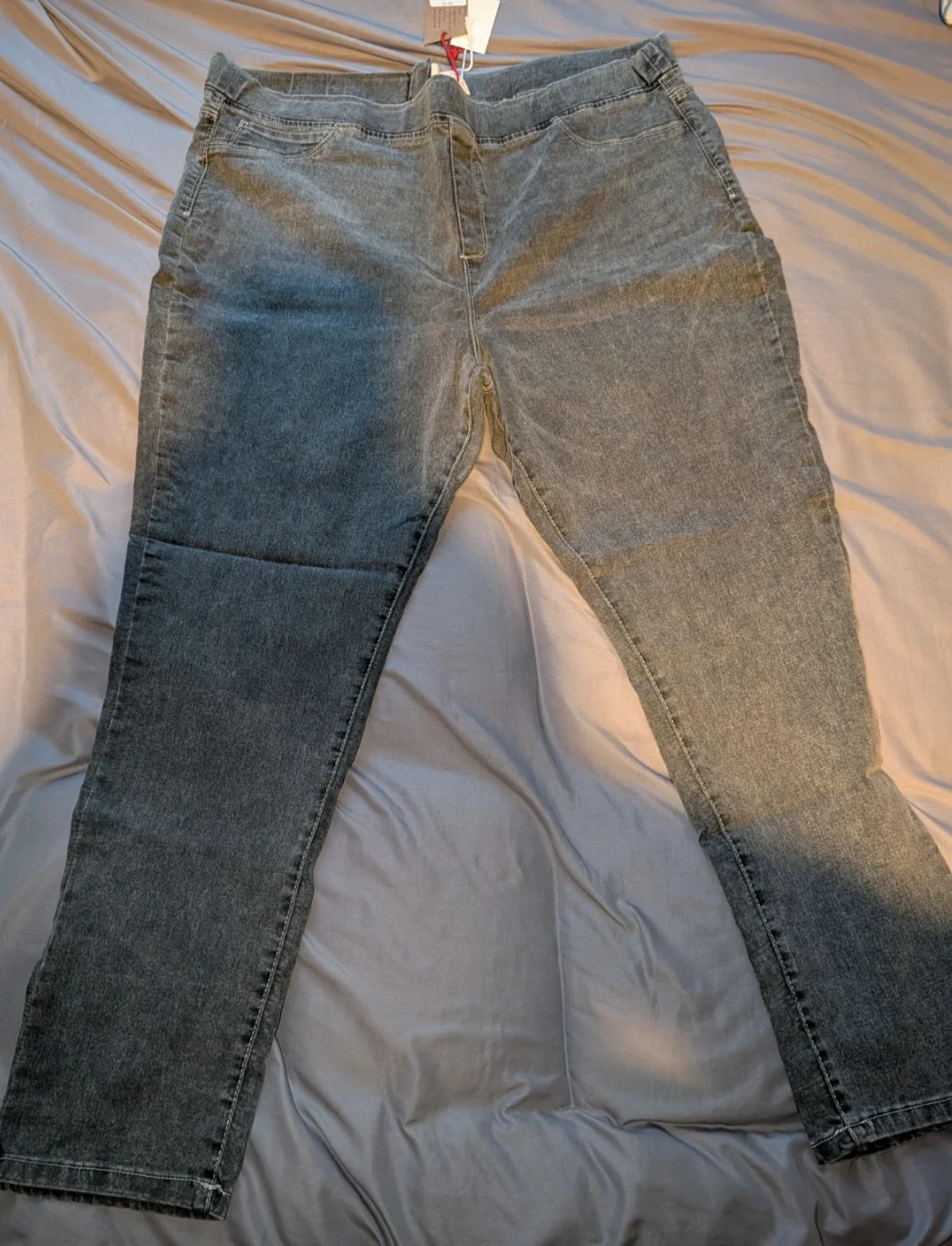 Womens Jeggings acid black size 22