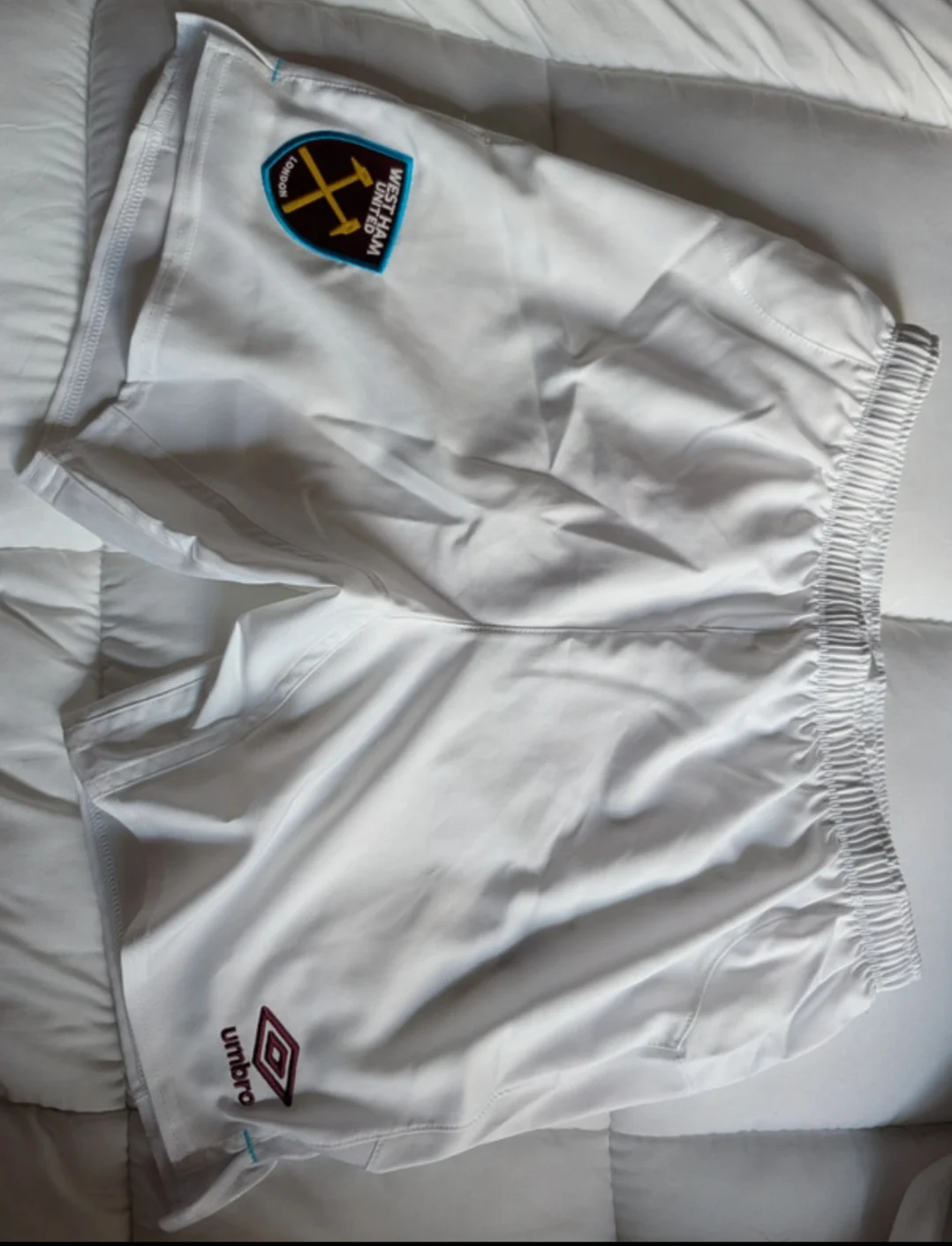 West Ham United Kids Home Shorts 2017/18 White XLB / 158cm