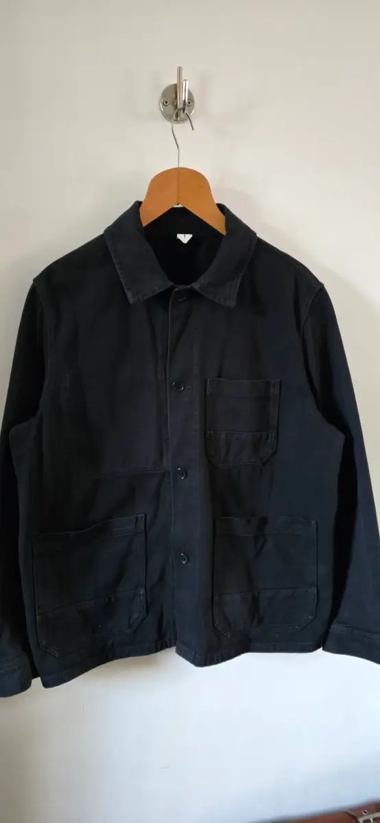 Chore black stonewashed Arket cotton denim Jacket size M/L