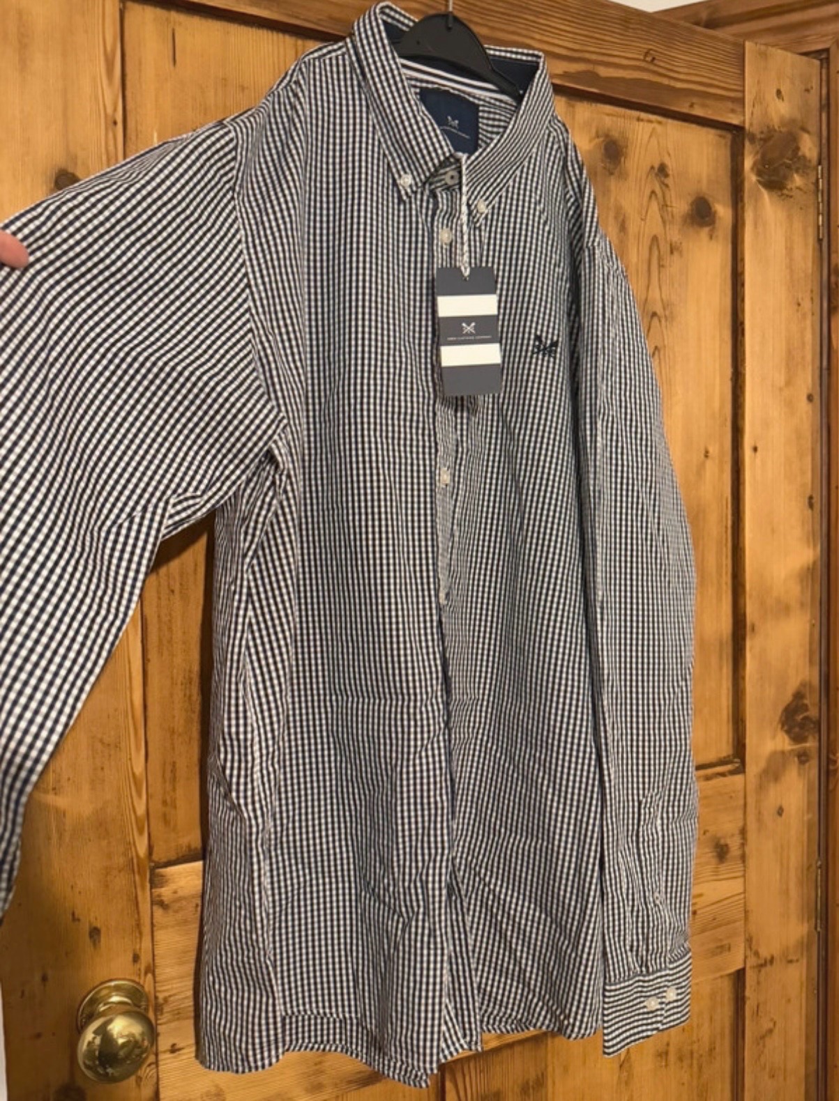 Crew Clothing Men’s Gingham Shirt XL Slim Fit – BNWT