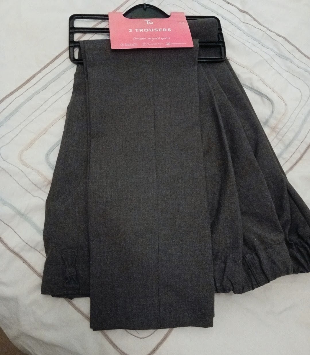 Girls school uniform trousers age 11
