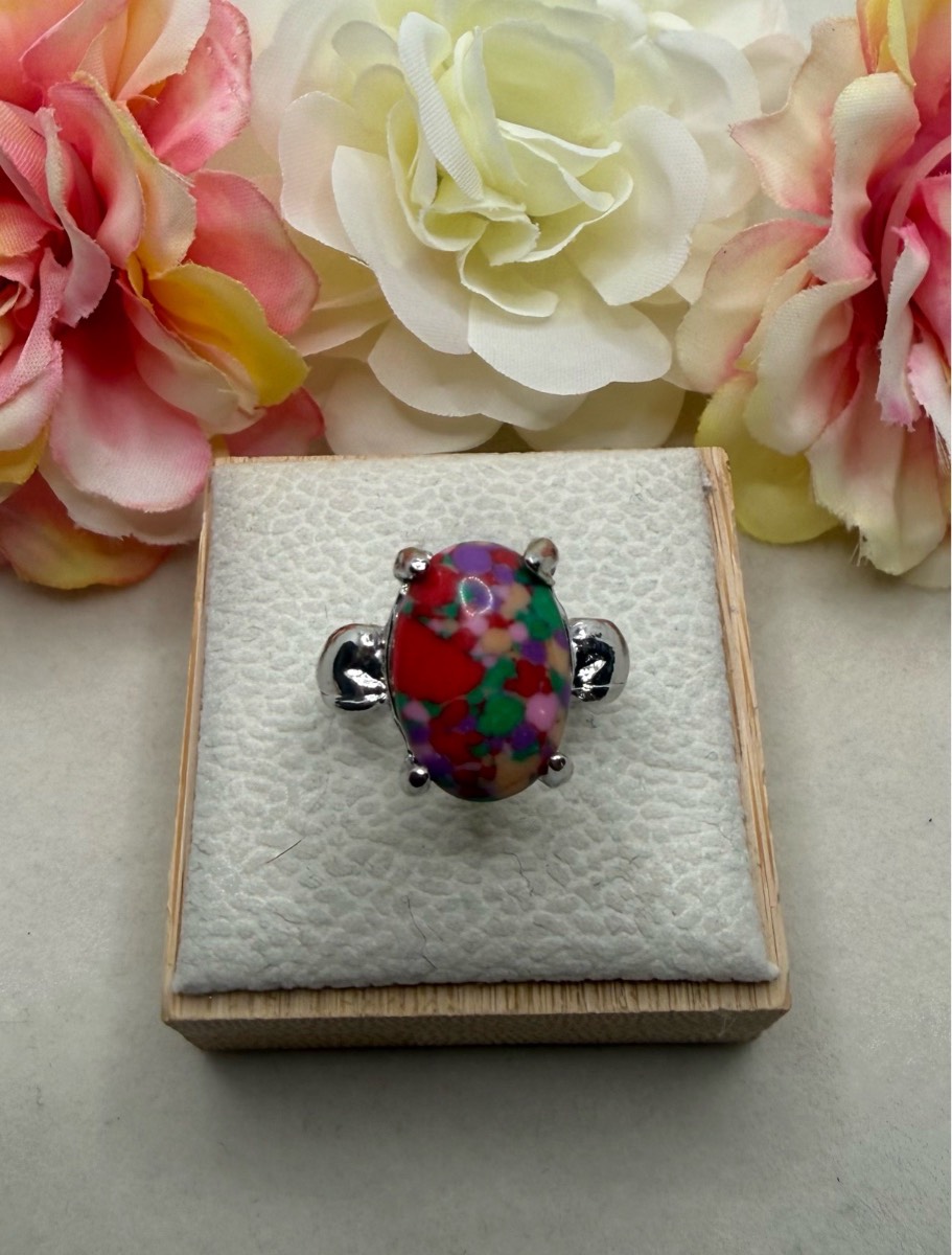 Natural stone ring size I