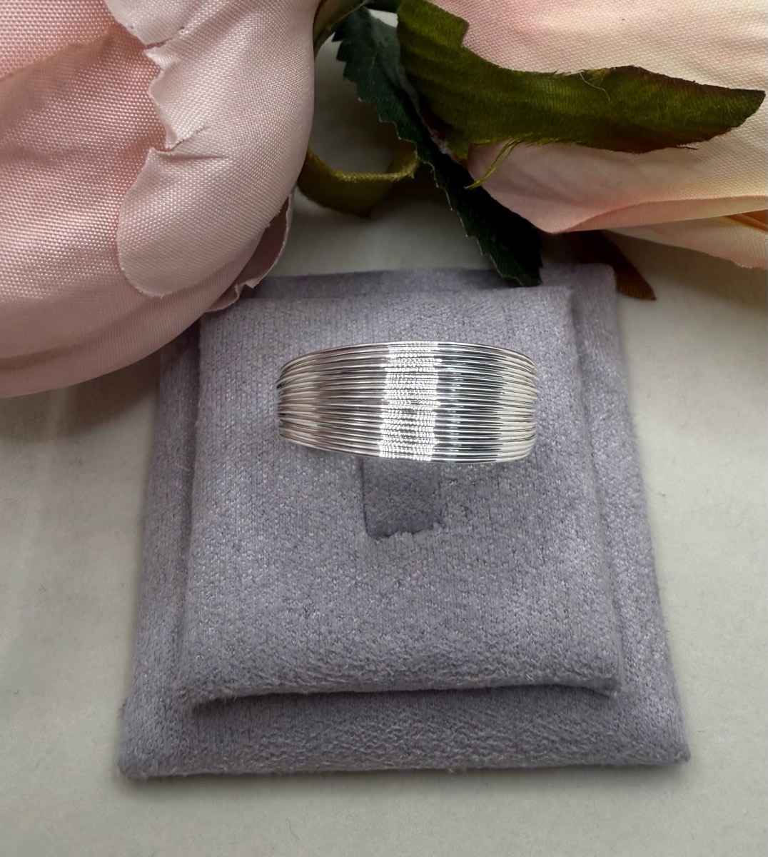 925 stamped sliver adjustable ring