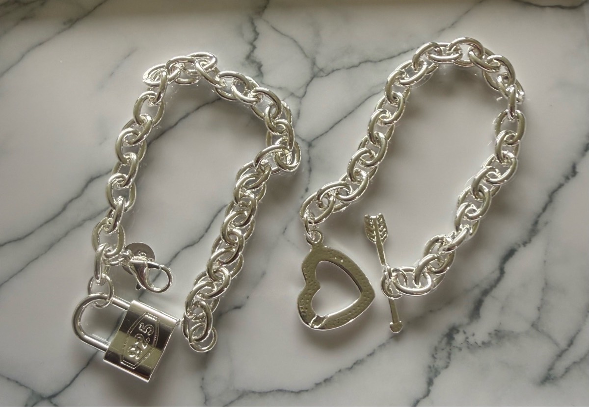 Set of 2 Sliver Plated Bracelets