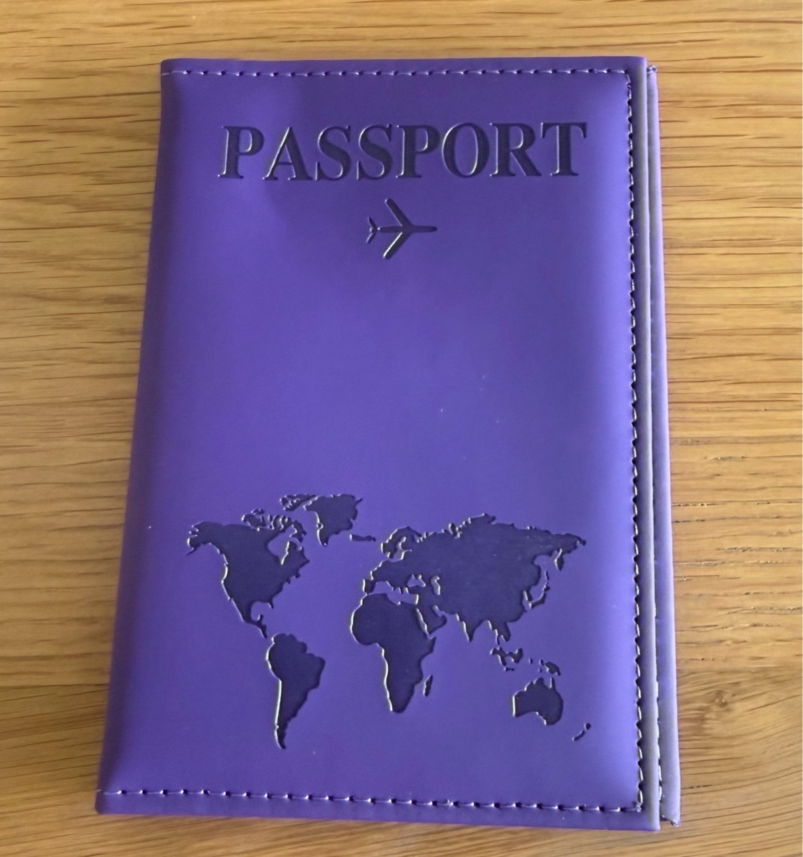 Purple Passport Cover