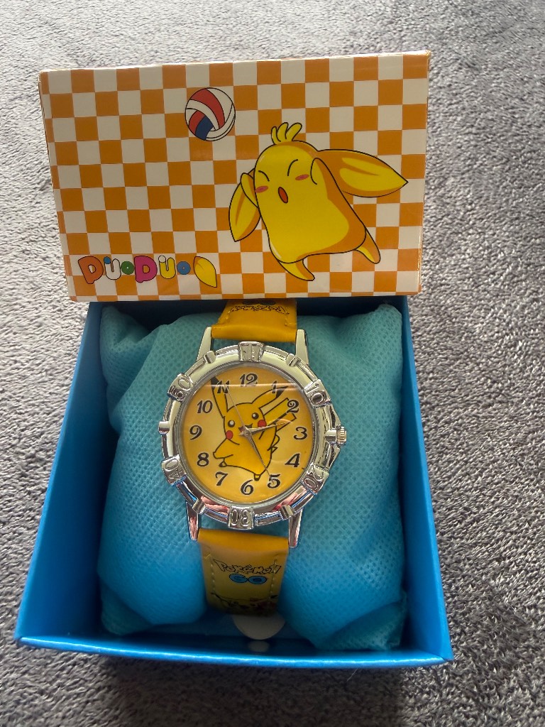 Kids Watch And Rubber Bracelet Set