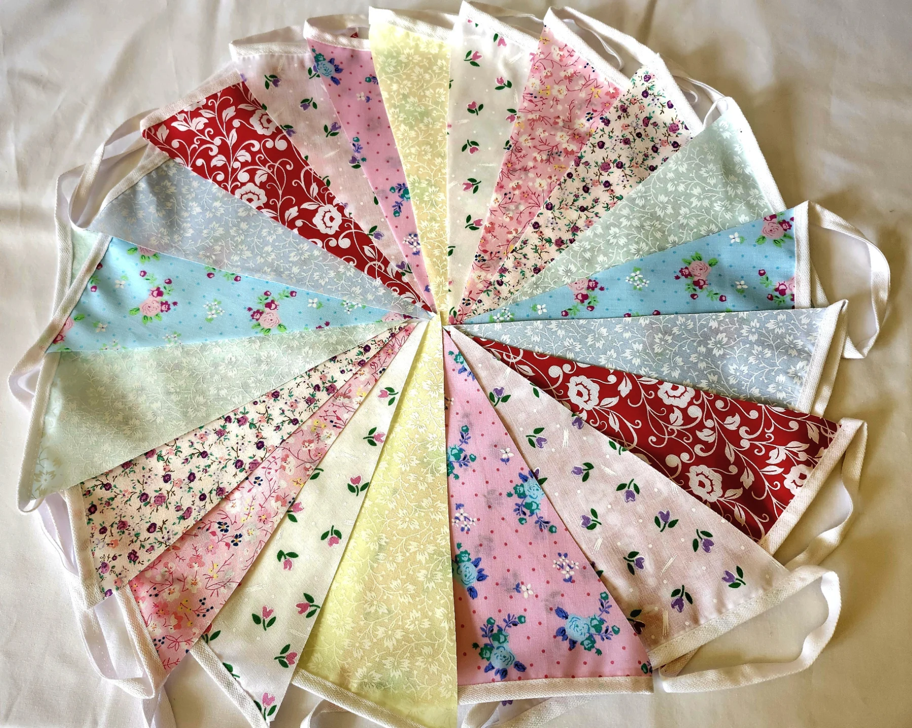 40ft 12 mtrs Summer Floral Bunting