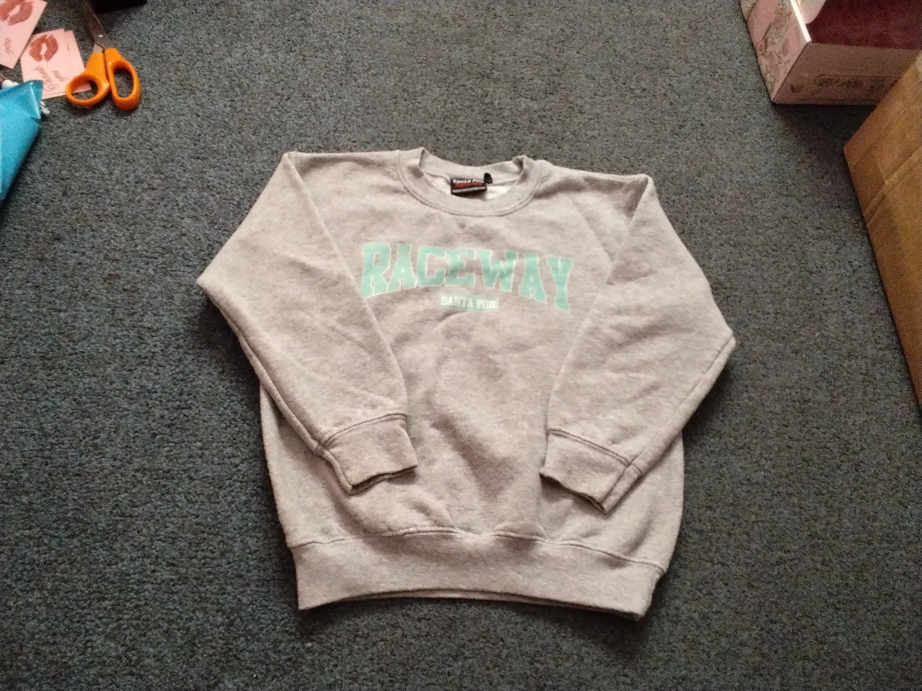Santa Pod Raceway Grey sweatshirt