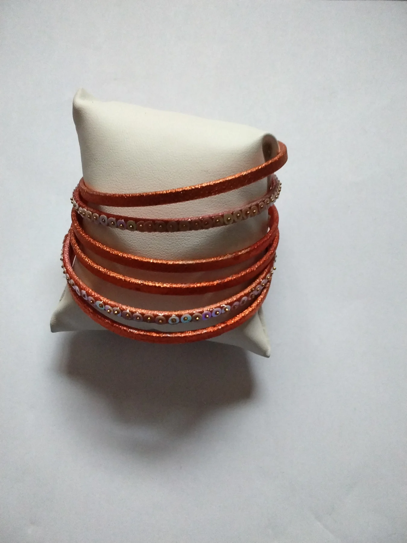 Orange Sparkly bangles
