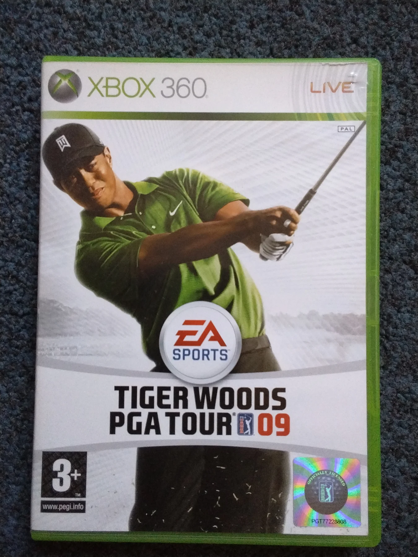 XBOX 360 Live EA Sports Tiger Woods PGA Tour 09