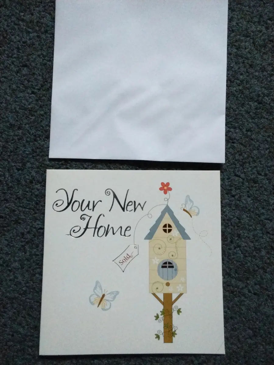 New Home greeting card