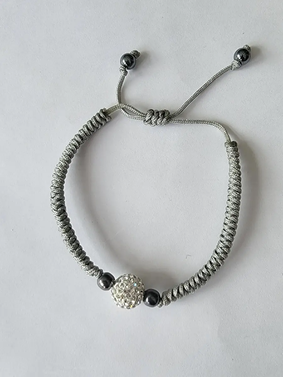 Shamballa-Style Friendship Bracelet