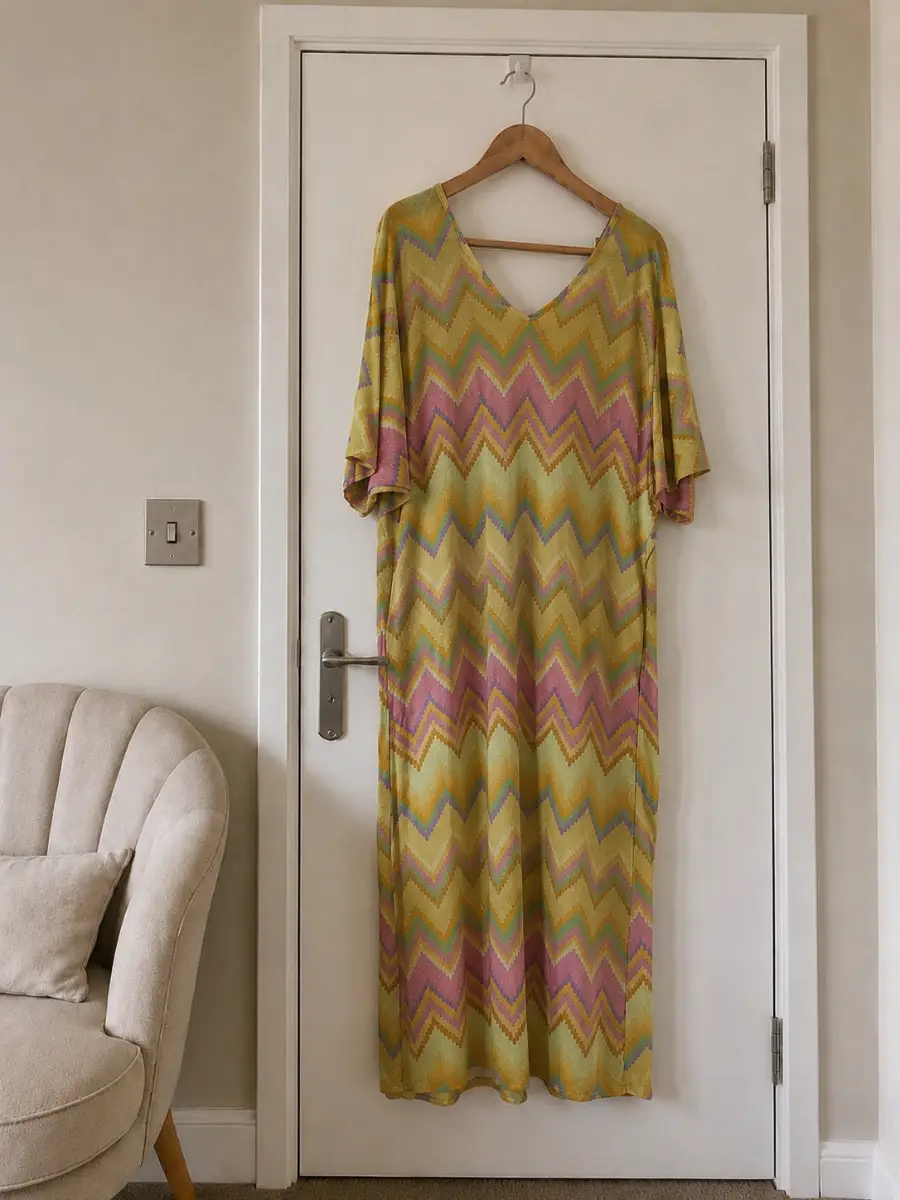 Missoni Style Zig Zag Maxi Dress | One Size (S-L)