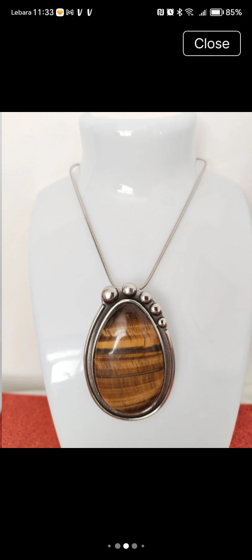 🧡 Gorgeous genuine Yellow Tigers Eye necklace 🧡