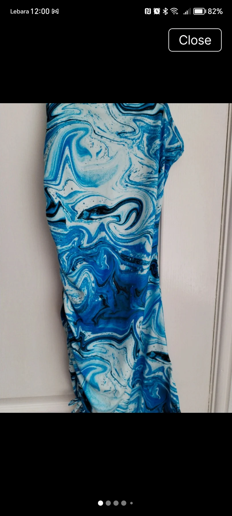 💙SALE🩵shein blue rushed side dress age 14 💙