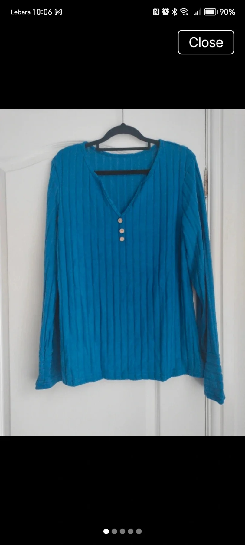 SALE ONlY £4.95💙 beautifully soft blue💙 long sleeve top size 14💙